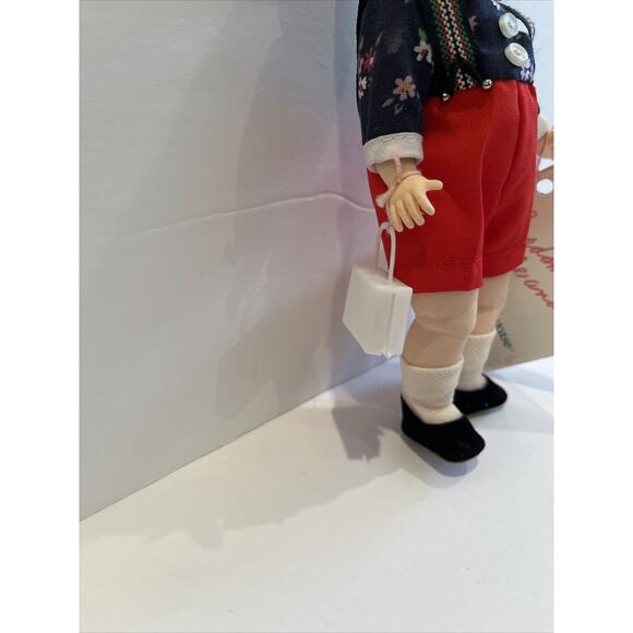 1988 Madame Alexander “Hansel” 8” Doll W/ Square White Lunchbox & Orig Box #453 - Picture 4 of 9